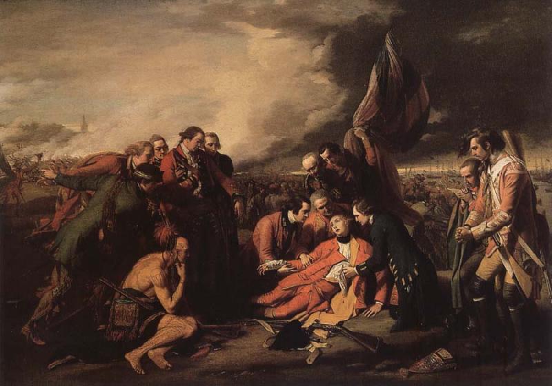 Benjamin West The death of general Wolf oil painting image